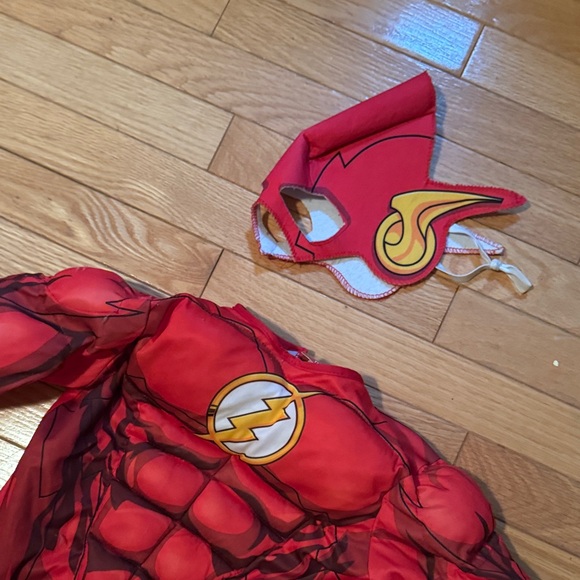 Kids Flash Superhero Halloween Costume - Red and Yellow - Picture 2 of 5